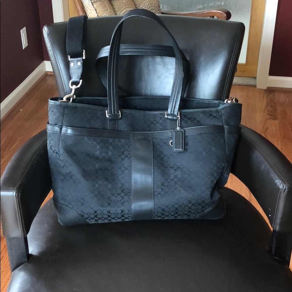 Black coach bag